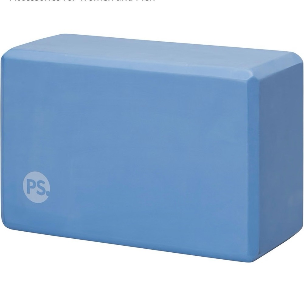 Yoga Block (Solid, Periwinkle, 4" x‎ 6" x 9"), Lightweight Foam Block for Deep
